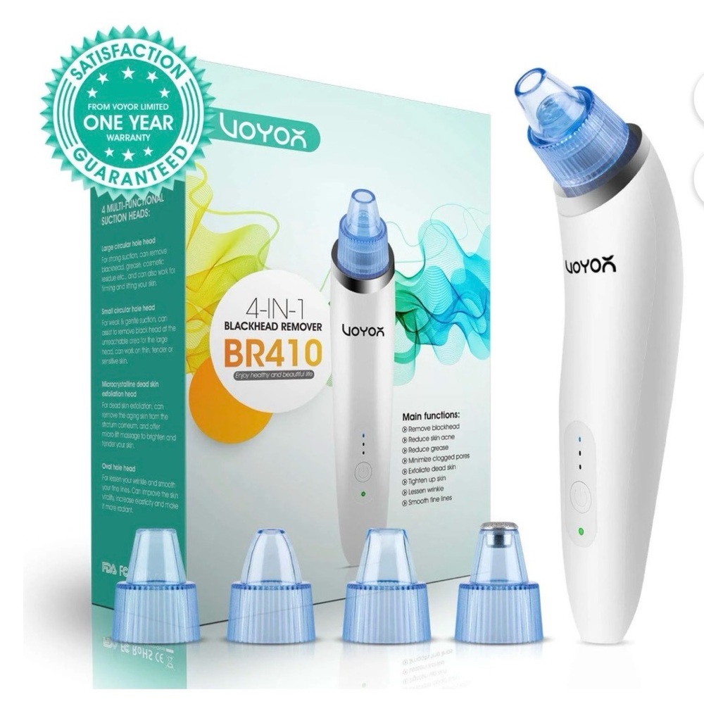 VOYOX 4-IN-1 Blackhead Remover -New (OPENED NEVER USED)